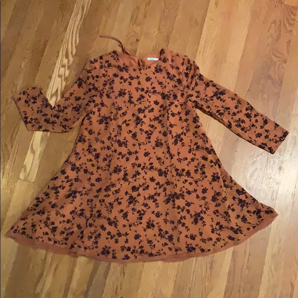 Burnt Orange Urban Outfitters Tunic Dress